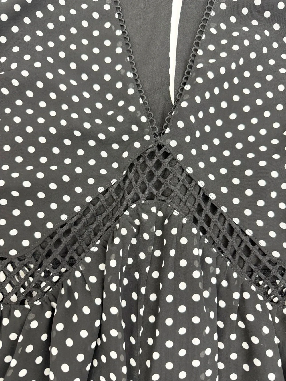 Sabo Skirt Reya Playsuit Romper Polka Dot Black White